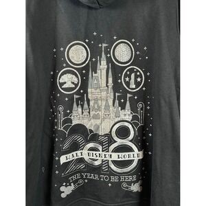 Disneyland Parks Castle 2018 Womens 3X Full Zip Hoodie The year to be here